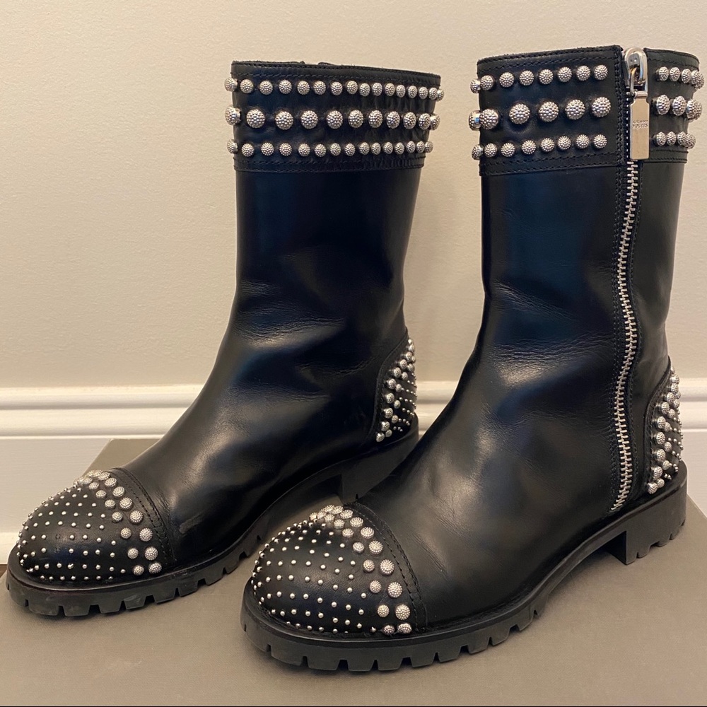 Alexander McQueen Studded Ankle Boots - Picture 3 of 11